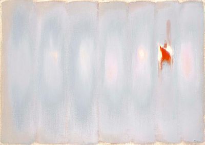 I versi del colore - ENNIO FINZI (Venezia, 1931 - 2024) I versi del colore (anni '90) olio su 