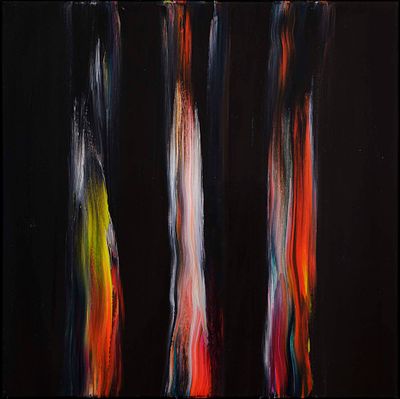 Il verso del colore in nero - ENNIO FINZI (Venezia, 1931 - 2024) Il verso del colore in nero 2012 