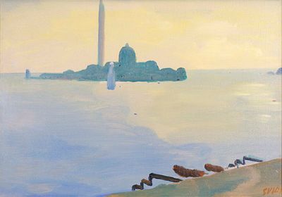 San Giorgio - VIRGILIO GUIDI (Roma, 1892 - Venezia, 1984) San Giorgio (fine anni '40 - primi anni 