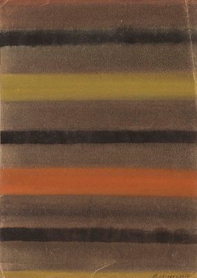 senza titolo - BICE LAZZARI (Venezia, 1900 - Roma, 1981) senza titolo 1937 tecnica mista su carta 