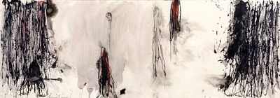 senza titolo - ALESSANDRO VERDI (Bergamo, 1960 - ) senza titolo 2008 tecnica mista su carta cm. 