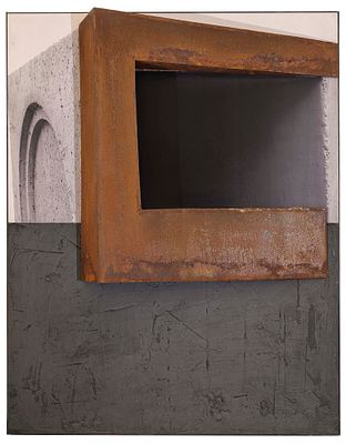 senza titolo - ULRICH EGGER (Bolzano, 1959 - ) senza titolo 2004 fotoprint su forex, ferro e 
