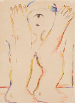 Figura femminile (76/66) - HORST ANTES (Happenheim 1936, - ) Figura femminile (76/66) 1966 