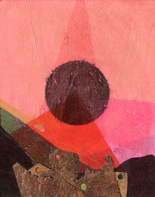 senza titolo - ROBERTO CRIPPA (Milano, 1921 - Bresso, 1972) senza titolo tecnica mista, collage e 