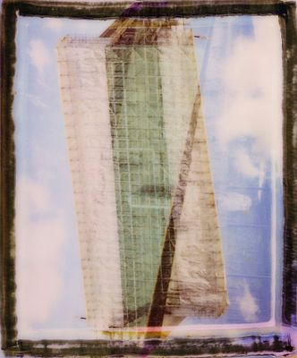 Green in the sky - MAURIZIO GALIMBERTI (Meda, 1956 - ) Green in the sky (2010) stampa lamba sotto 