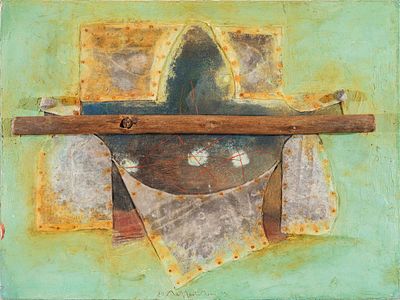 Apparizione - RAFFAELE ROSSI (Alba, 1956 - ) Apparizione 2015 tecnica mista e assemblaggio su 