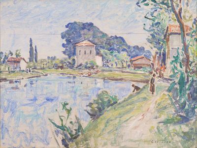 Villa Brusoni a Mira sul Brenta - LUIGI COBIANCO (Villanova Marchesana, 1893 - Mestre, 1967) Villa 