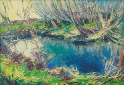 Le rive del Monticano - GINA ROMA (Tezze di Piave 1920 - Oderzo 2005, - ) Le rive del Monticano 
