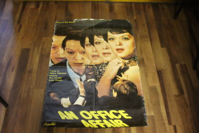 Киноплакат "Служебный роман" на английском языке. Художественный фильм. 
Режиссёр: Эльдар 