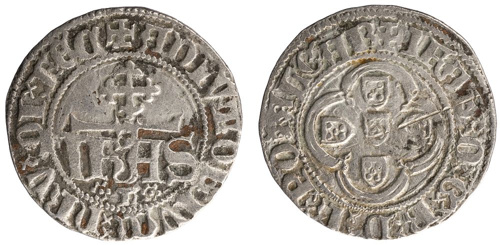 D.Jo&atilde;o Regedor e Defensor do Reino - 1/2 Real de 10 Soldos, Extremely Fine, A.G:01.01V, Silver 