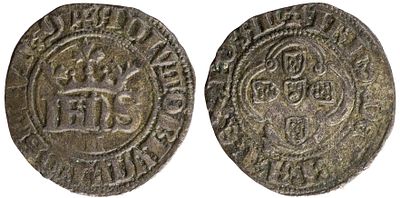 D.Jo&atilde;o I - 1/2 Real de 10 Soldos, Extremely Fine+, A.G:15.01, Bolh&atilde;o, Ex Collection Dr. Pacheco 