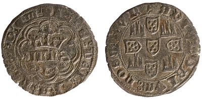 D.Jo&atilde;o I - Real de 3,5 Libras, Extremely Fine+, A.G:54.08, Bolh&atilde;o, Rare in this condition