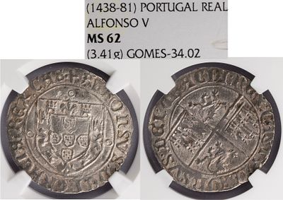 D.Afonso V - Real Grosso de Toro, NGC MS62, Top Pop, There is not a better grade than this one 