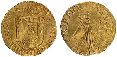 D.Jo&atilde;o III - 1/2 S.Vicente , MBC, A.G:180.04, "NN" Correctos, Mais Raro da s&eacute;rie de Lisboa, 3 