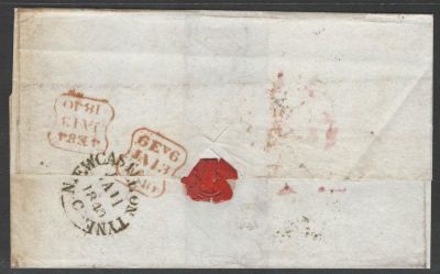 1840 г. Домарочный период. Диппочта. Письмо Генеральному Консулу Российской Империи в Лондоне 