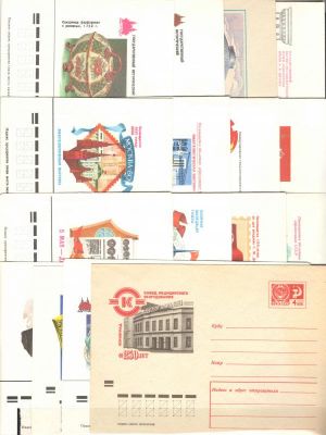 Комплект конвертов (16 шт).Оформление худ.Г.Серебрякова. Из личного архива. Состояние материала: **