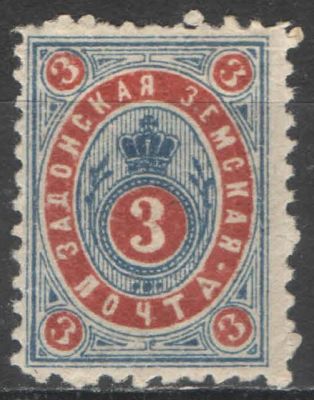 Земство. #Задонск. Номер по каталогу Соловьева 41 Состояние материала: *