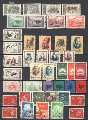 Китай. Лот марок Китая в кол-ве 42 шт. Состояние материала: гашеная