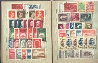 Китай. Альбом марок Китая. 103 полных гашеных серий. Состояние материала: гашеная