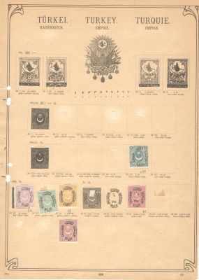 Турция. Коллекция марок Турции на листах. Без папки. . Состояние материала: гашеная