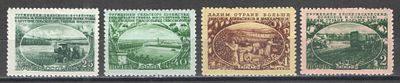1951 г. По С/К №1531/34. С/х в СССР. Полная серия - 4 марки. Качество: с оригинальным клеем без 