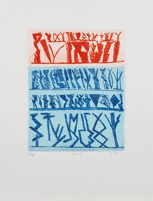 Riccardo Licata (Torino 1929 - Venezia 2014) - Rosso-blu, 2009 - Riccardo Licata (Torino 1929 - 