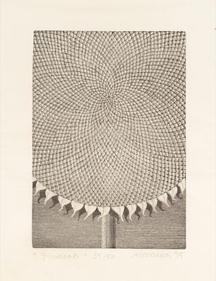 Alberico Morena (Gubbio 1926) - Girasole, 1995 - Alberico Morena (Gubbio 1926) - Girasole, 1995 cm 