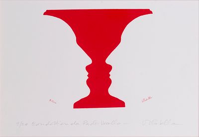 Luca Maria Patella (Roma 1934 - 2023) - Condottiero da Paolo Uccello - Vaso fisiognomico - Luca 