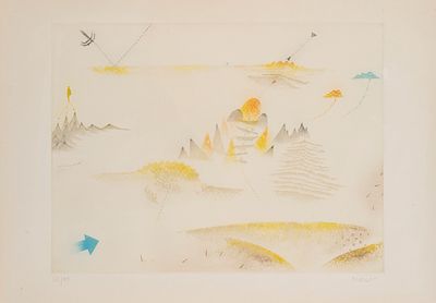 Tullio Pericoli (Colli del Tronto 1936) - Paesaggio fantastico - Tullio Pericoli (Colli del Tronto 