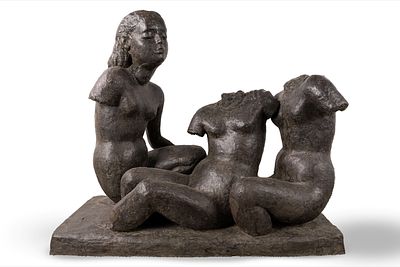 Antonietta Raphaël Mafai - Antonietta Raphaël Mafai (Kaunas 1895 - Roma 1975) - The Three Sisters