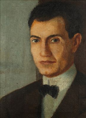 Antonio Donghi - Antonio Donghi (Roma 1897 - 1963) - Portrait of Settimio Radicchi, 1922. oil on