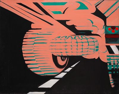 Titina Maselli - Titina Maselli (Roma 1924 - 2005) - Camion, 1976. oil on canvas
72.5 x 92 cm