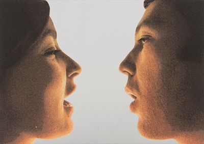 Michelangelo Pistoletto - Michelangelo Pistoletto (Biella 1933) - The breath. screenprint on