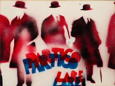 Mario Schifano - Mario Schifano (Homs 1934 - Roma 1998) - Particolare, 1978. spray enamel on
