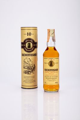 Scozia - Auchentoshan 10 Years Old Single Malt Scotch Whisky,. Auchentoshan 10 Years Old Single