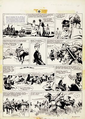 Dino Battaglia - Il piccolo Re, 1961 - Dino Battaglia - Il piccolo Re, 1961 36,5 x 50 cm matita e 