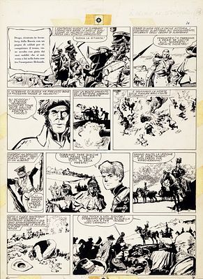 Dino Battaglia - Il piccolo Re, 1961 - Dino Battaglia - Il piccolo Re, 1961 36,5 x 50 cm matita e 