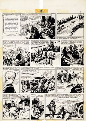 Dino Battaglia - Il piccolo Re, 1961 - Dino Battaglia - Il piccolo Re, 1961 36,5 x 50 cm matita e 