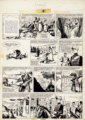 Dino Battaglia - Il piccolo Re, 1961 - Dino Battaglia - Il piccolo Re, 1961 36,5 x 50 cm matita e 