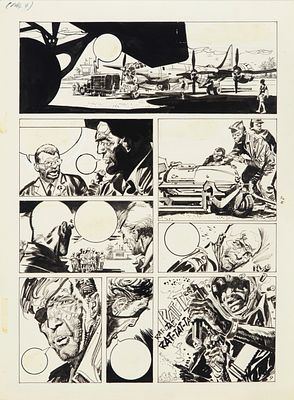 Alberto Breccia - Agente Nessuno, 1978 - Alberto Breccia - Agente Nessuno, 1978 29 x 39,5 cm 