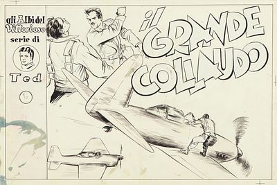 Kurt Caesar - Il grande collaudo, 1949 - Kurt Caesar - Il grande collaudo, 1949 36,5 x 24,5 cm 