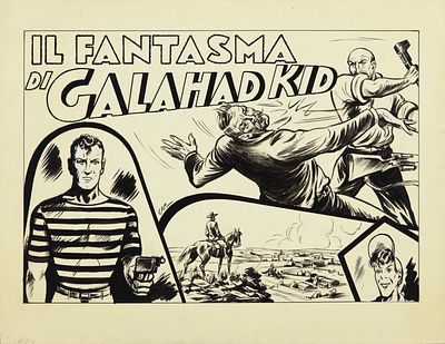 Giuseppe Cappadonia - Gim Toro - Il fantasma di Galahad Kid, 1949 - Giuseppe Cappadonia - Gim Toro 