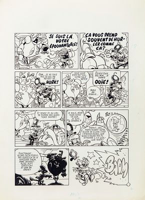 Giorgio Cavazzano - Timoty Titan, 1980s - Giorgio Cavazzano - Timoty Titan, 1980s 36,5 x 51 cm 