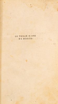 La celebre contraffazione lionese del Dante di Aldo Manuzio top [Lione, Baldassarre Gabbiano 