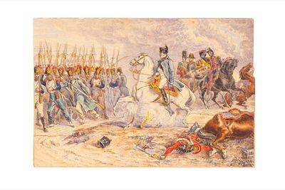 I raffinati precursori del cinema top Splendida serie di 12 diorami di soggetto napoleonico 