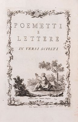 Giuseppe Colpani - Poemetti e lettere in versi sciolti, 1769 (…) [ In Brescia : dalle stampe di 