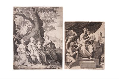 Hendrick Goltzius - Tre virt&ugrave; teologali: Fede, Speranza, Carit&agrave;, 1590 (…). Hendrick 