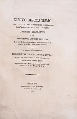 Antonio Crivelli - Nuovo meccanismo per ottenere....combustione dell'idrogeno mediante 