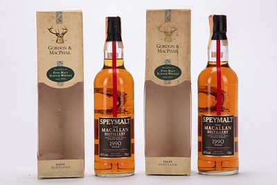 Scozia - Whisky / Gordon & MacPhail Speymalt Macallan Single Malt Scotch Whisky (2 BT) 1990. Scoz 
