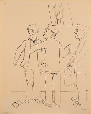 George Grosz (Berlino 1893 - 1959) - Canirer, 1924 - George Grosz (Berlino 1893 - 1959) - Canirer 